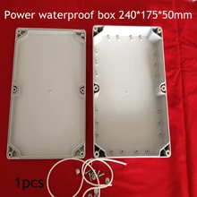 1 шт. мощность водонепроницаемый ящик 240*175*50 мм Промышленный контроль пластиковый распределительный ящик контроль безопасности