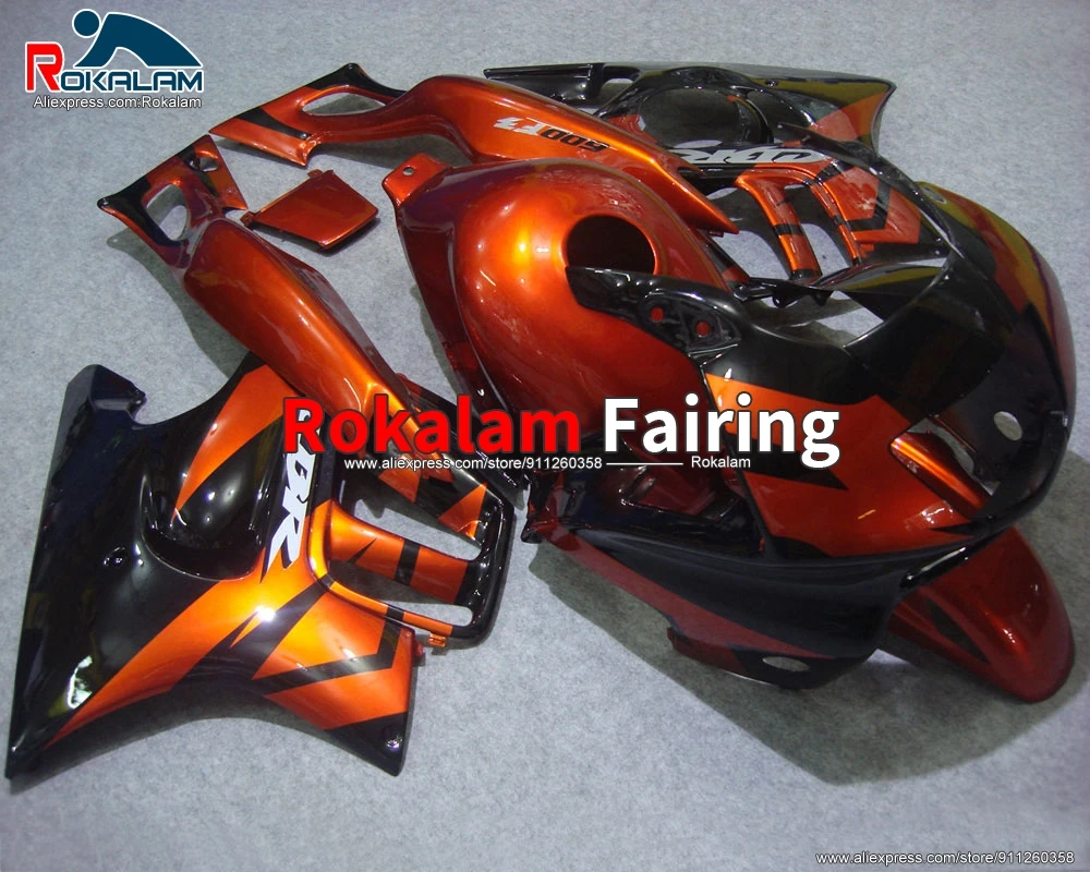

Комплекты кузова для Honda CBR 600 F3 97 98 CBR600 1997 CBR600 1998 послепродажный мотоциклетный золотой черный комплект обтекателей (литьё под давлением)