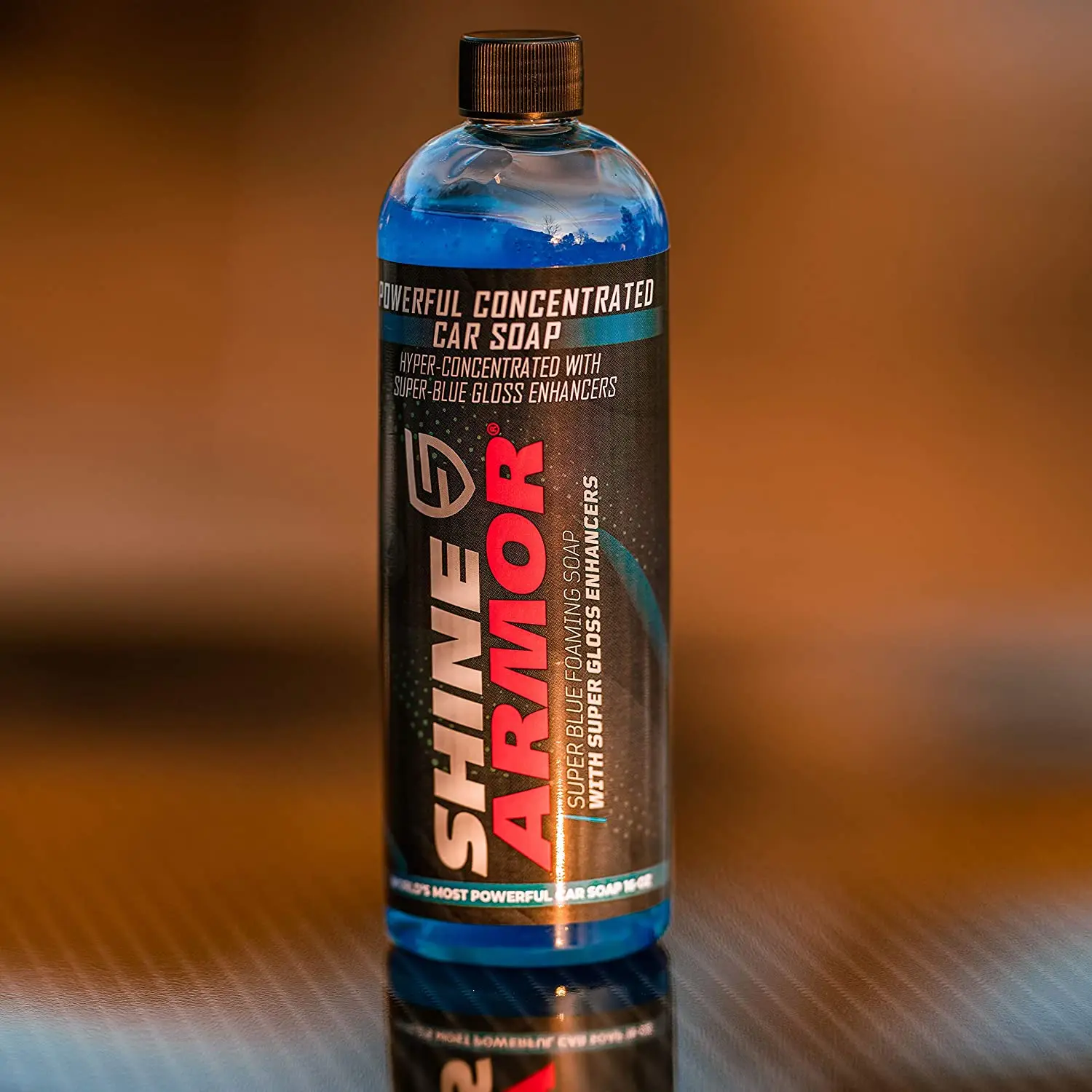 SHINE ARMOR Car Wash Shampoo Soap Cleaner High Foam Car Washing Detailing Cleaning Wash & Wax Formula Foaming Liquid For Washing