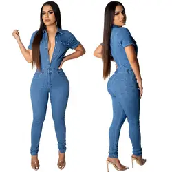 2019 модная Новая африканская национальная одежда горячая Распродажа сексуальные модные джинсы женский тонкий повседневный комбинезон
