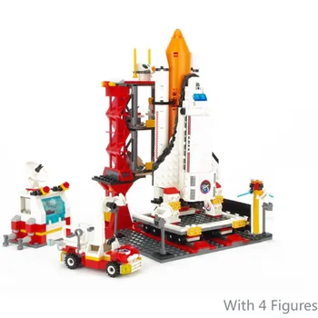 

Building Block Educational Toys For Children Lepin 8815 City Spaceport Space The Shuttle Launch Center 679Pcs Bricks