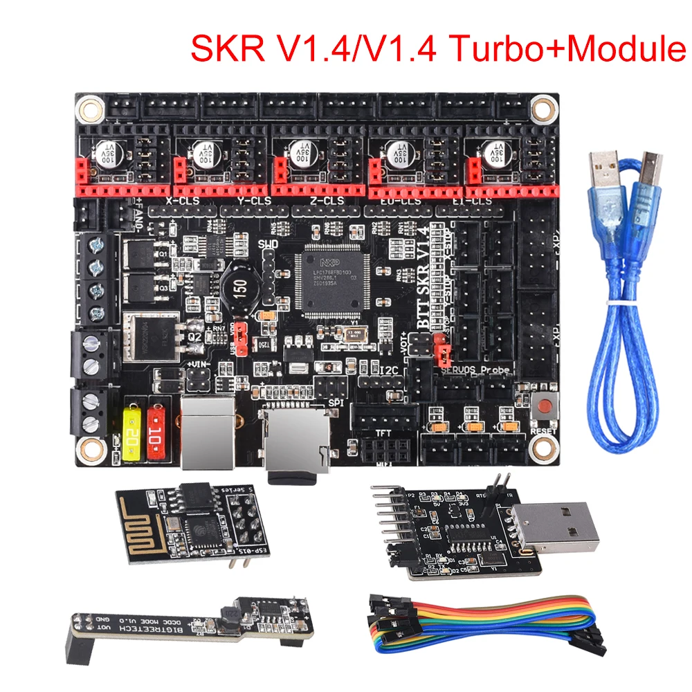 Bigtreetech skr v1 4 btt skr v1 4 turbo control board wifi dcdc writer
