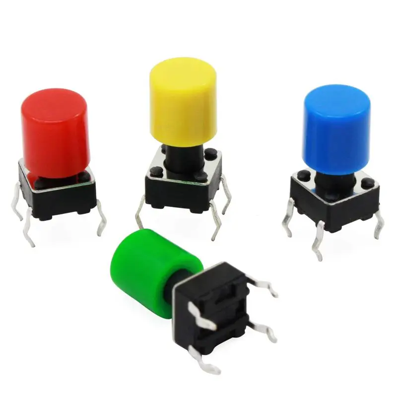 Tactile Push Button Switch Mini Momentary Tact Assortment Kit with ...