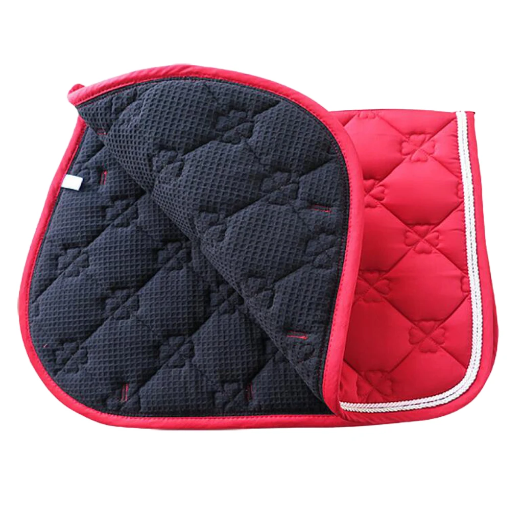 Jumping Event Shock Absorbing English Horse Saddle Pads Saddlecloths 69x52cm