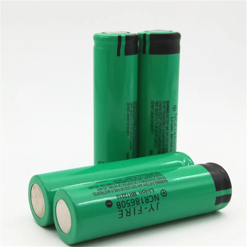 

High Quarity New Original 4 PCS 3.7 V 18650 3400mAh NCR18650B Lithium-ion Rechargeable Battery