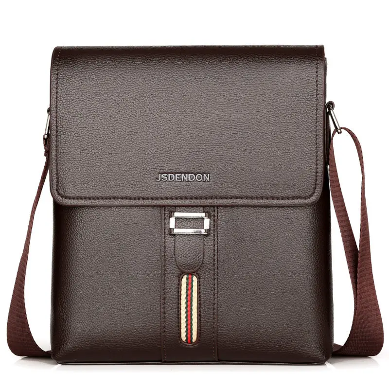 Men's Shoulder Messenger Bag British Fashion Leisure College Style High Quality Design Large Capacity Multi-function