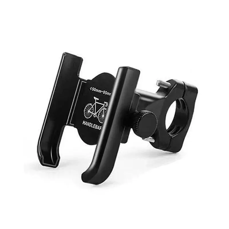 Aluminum Alloy Motorcycle Bike Phone Holder Bicycle GPS Bracket Bike Support Clip Mirror Bicycle Handlebar Mobile Phone Holder smartphone stand Holders & Stands