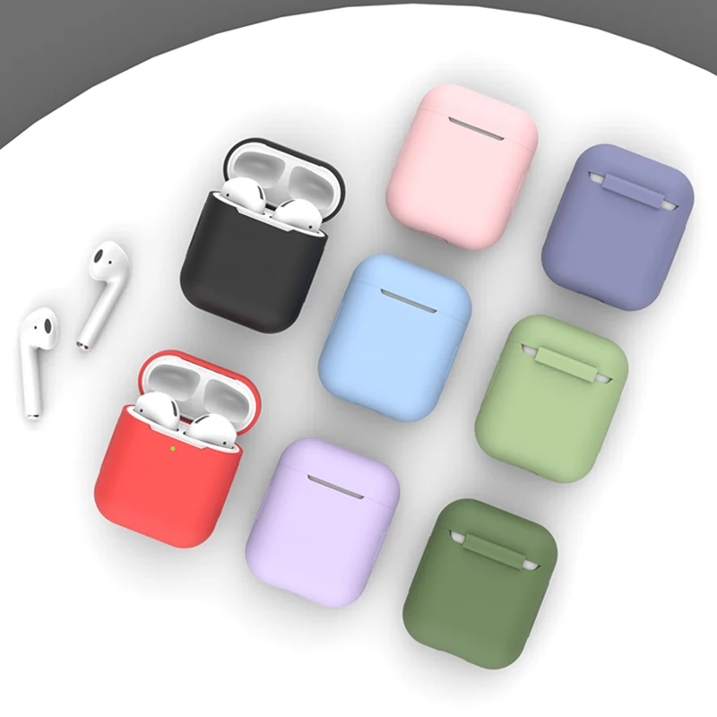 SoCouple силиконовый Bluetooth беспроводной чехол для наушников Защитный чехол для Airpods аксессуары для кожи для Apple Airpods зарядная коробка