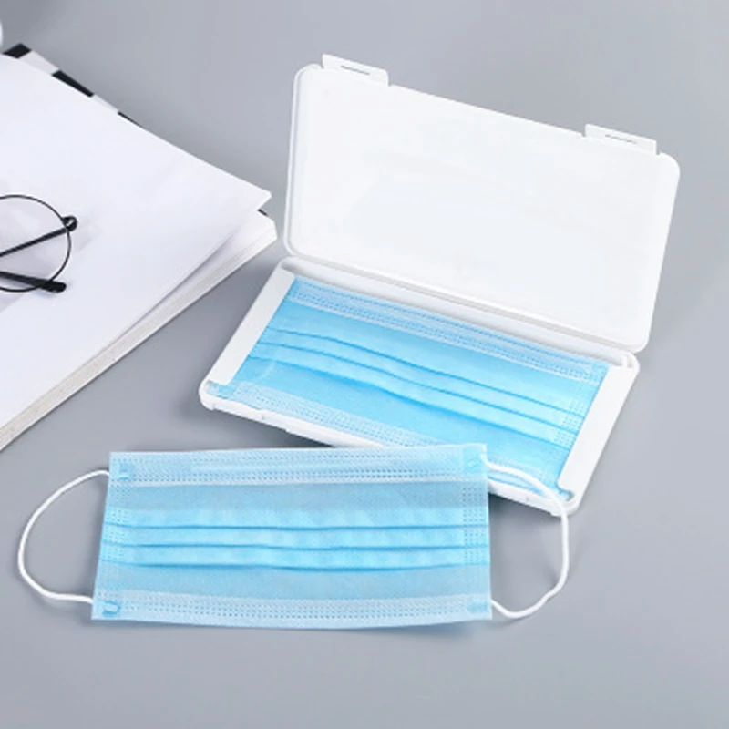 Portable Face Masks Organizer Dustproof and Moisture-Proof Cover Holder Mask Storage Seal Box Household Accessories (14)