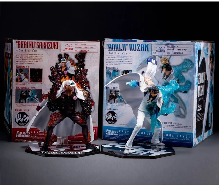 

One Piece/Sea King ZERO Navy General Red Dog sa ka si Base Greenish Blue Pheasant Fighting Version Garage Kit