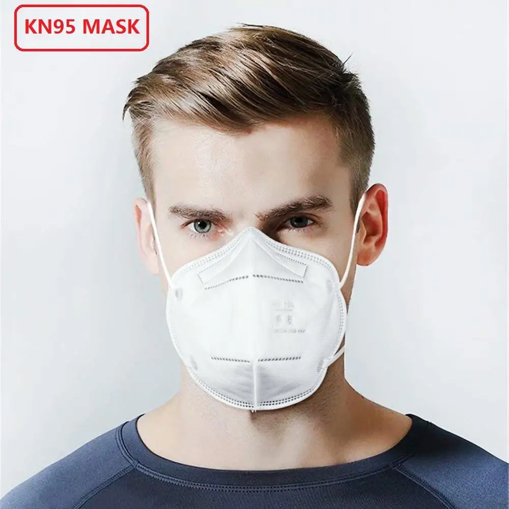 

10pcs KN95 Protective Mask Face Mask Nose Cover Personal Protection 95% Filtration KN95 Masks Features as KF94 FFP2