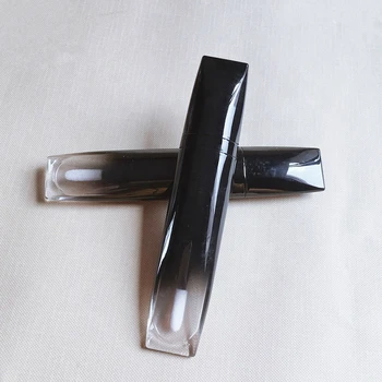 

Wholesale Lipgloss Packaging Flat Shaped Gradient Black Lip Gloss Bottle Empty Lipgloss Tubes Lip Gloss Packaging Containers