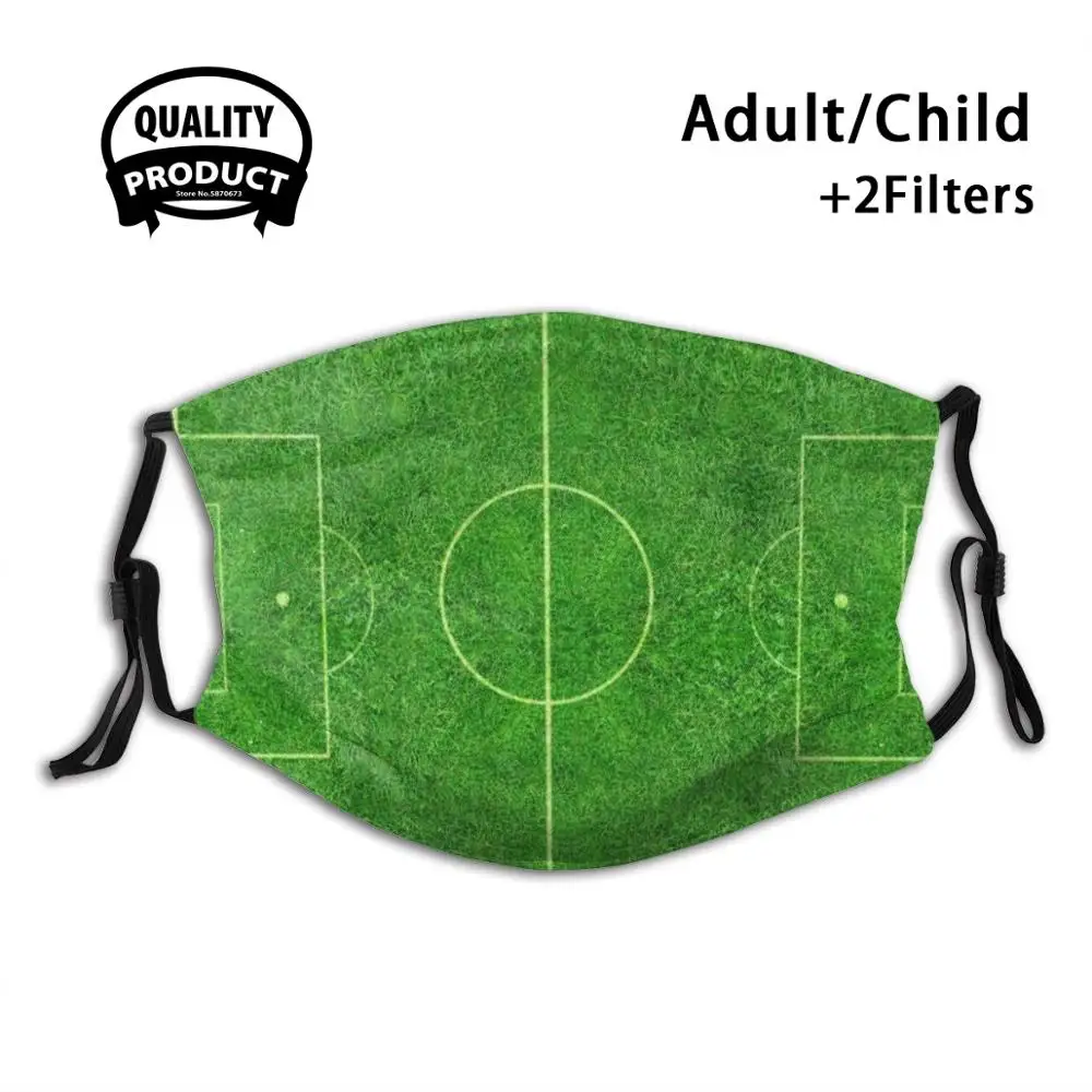 

Soccer Pitch Reusable Mouth Mask Filter Cool Funny Masks Football Soccer Pitch United City Rovers Atletico Bayern