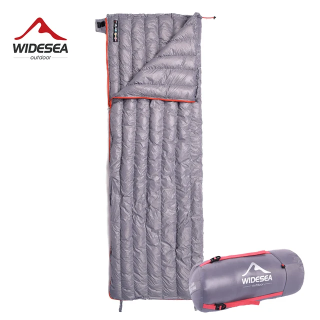 $US $73.89 Widesea Camping Ultralight Sleeping Bag Down Waterproof Portable Lazy Bag  Storage Compression Slumber Travel Sundries Bag