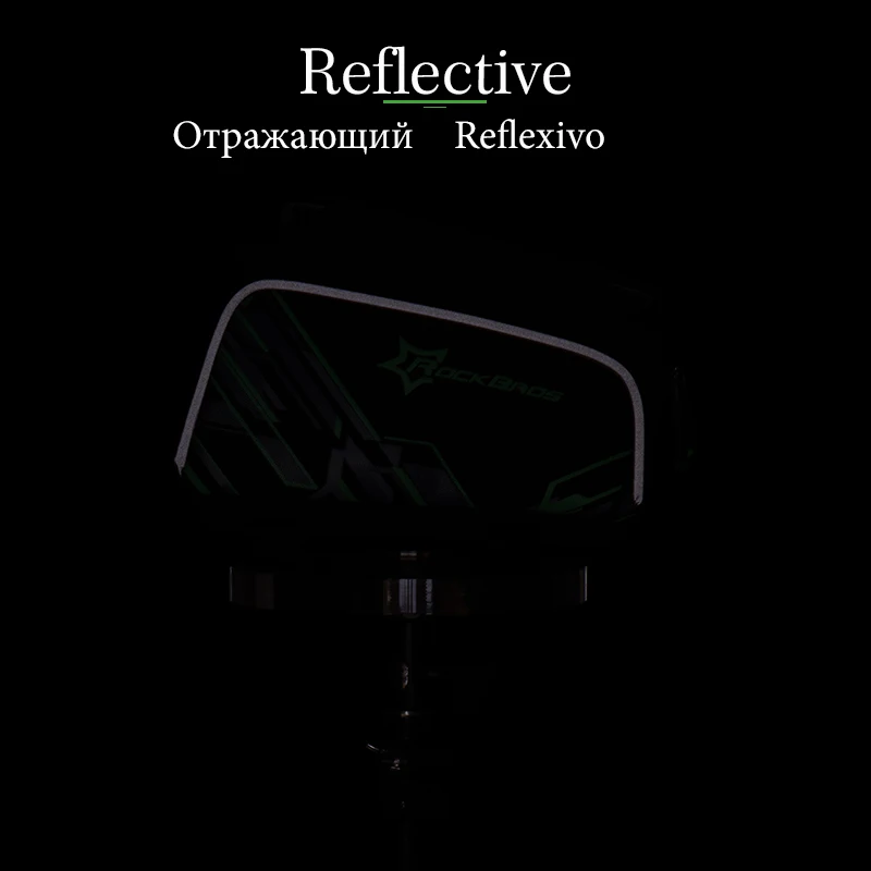 ROCKBROS велосипедный мешок водонепроницаемый, для езды на мотоцикле Передняя верхняя рама руль сумка для сенсорных экранов для " 5,8" 4," мобильный телефон с дождевой крышкой
