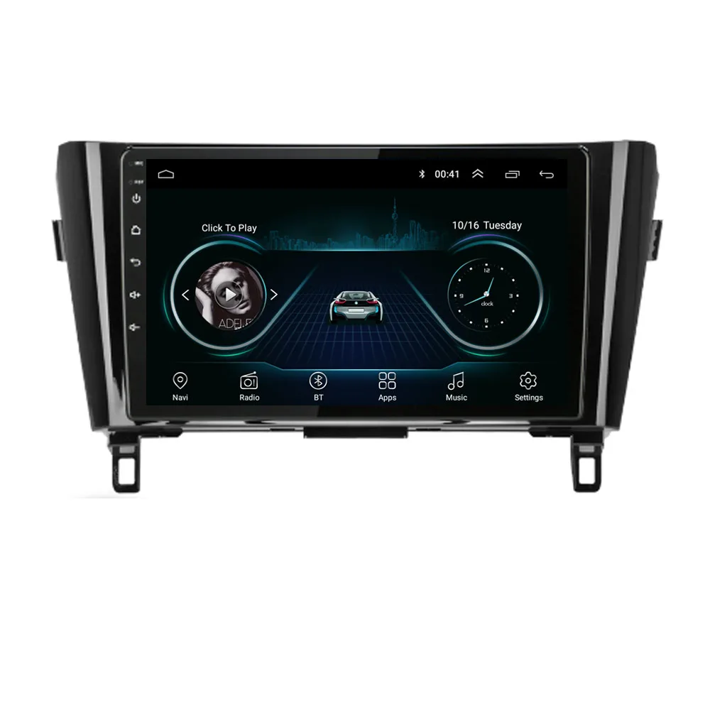 Мультимедийный проигрыватель для NISSAN Qashqai Android 10 1/9/8 4G LTE DVD плеер навигация GPS