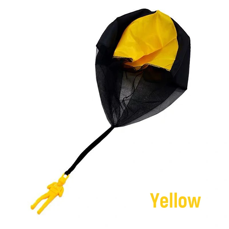 2PCS Hand Throw Soldier Parachute Toys Indoor Outdoor Games for Kids Mini Soldier Parachute Fun Sports Educational Toy Gifts Boy 8