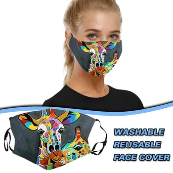 

General Printed Face Masks For Men And Women 1pc Reusable Ear-hook Mask Pm2.5 Outdoor Dustproof Sunscreen Mask Mascarillas#Z