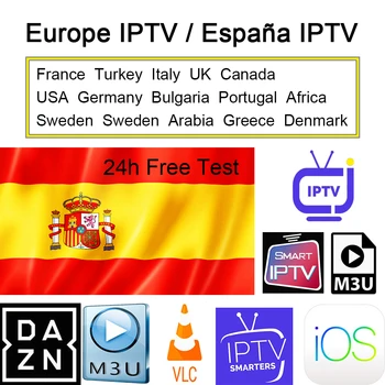 

Spain 1 year Europe IPTV UK USA HD/FHD/4K/UHD/HEVC DAZN Movistar Adult TV M3U Smart TV TV box