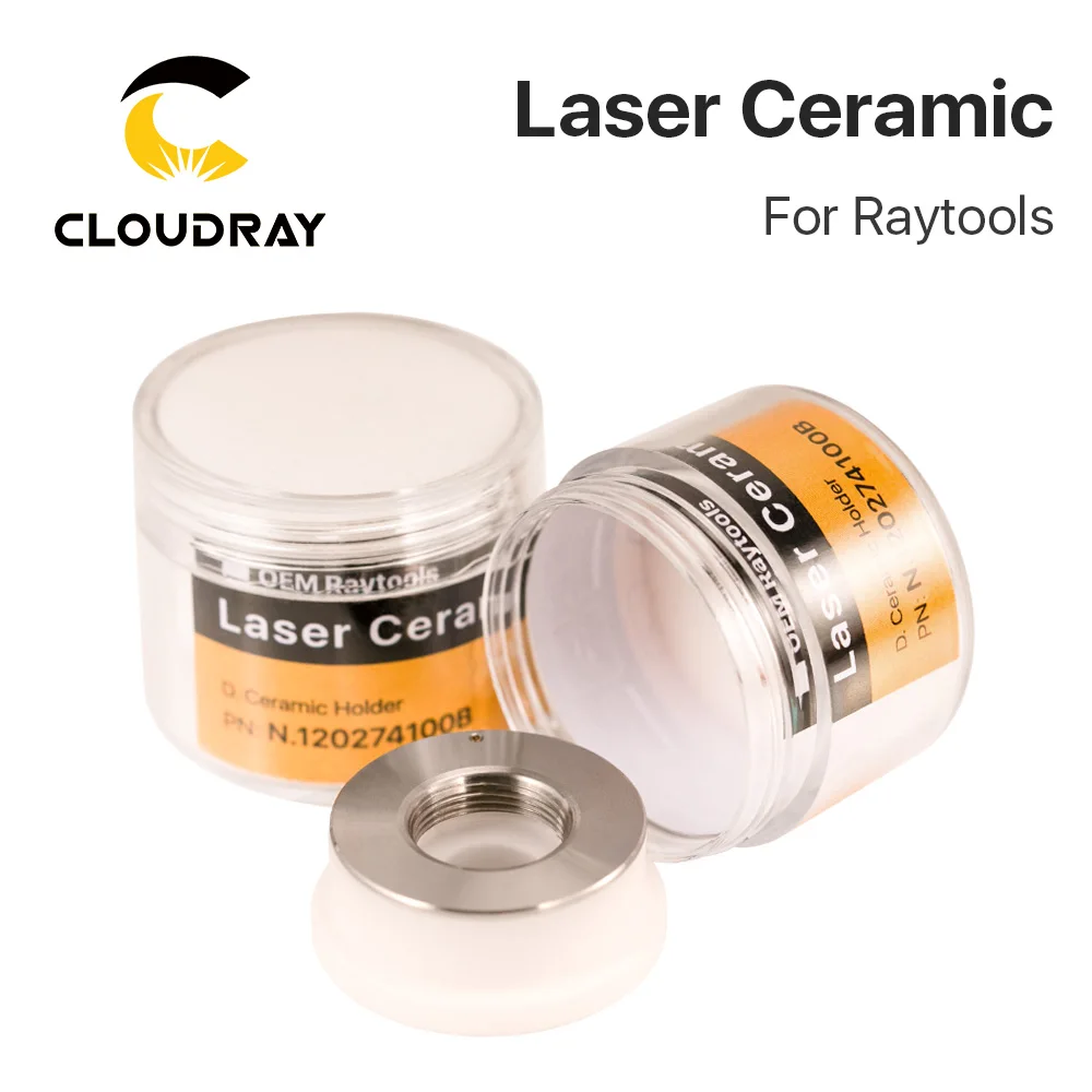 Cloudray 레이저 세라믹 섬유 레이저 커팅 헤드용, OEM Raytools Lasermech Bodor 깍지 거치대, 32mm, 28.5mm