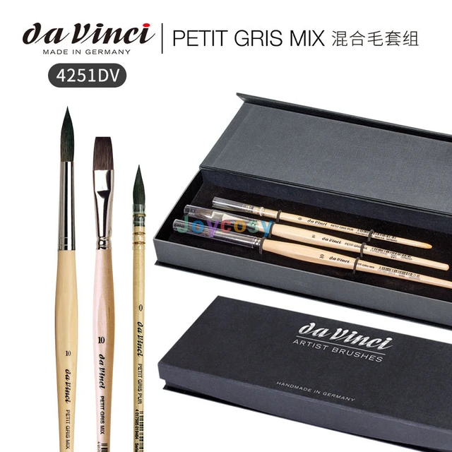 Da Vinci Petit Gris Pur Series 418 Blue Squirrel Quill Brush Set