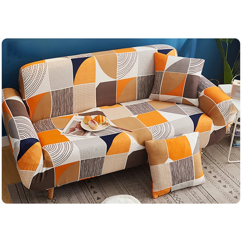 Эластичные Чехлы секционные эластичные чехлы для диванов диван в гостиной покрытие L форма покрывало на кресло один/два/три сиденья - Цвет: 1