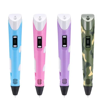 

Digital Display Intelligent 3D Printing Pen High Temperature 3D Graffiti Painting Pens with USB Cable For Kids Creative Toy Gift