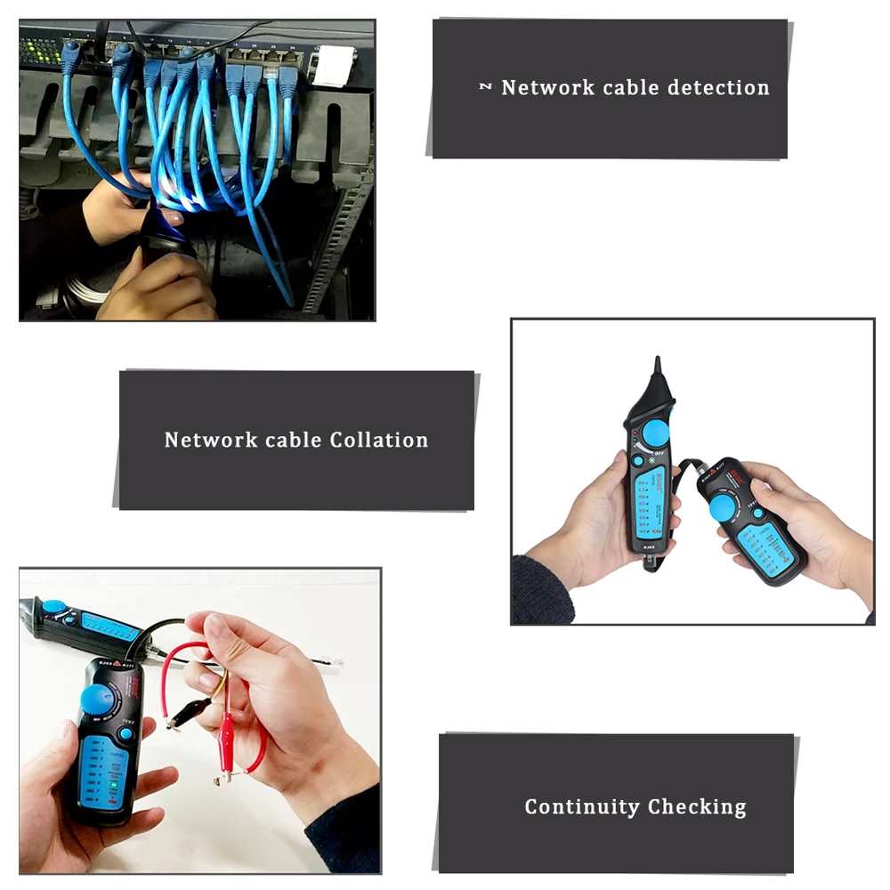BSIDE lcd сетевой кабель тестер провода трекер RJ11 RJ45 провода сетевой кабель искатель