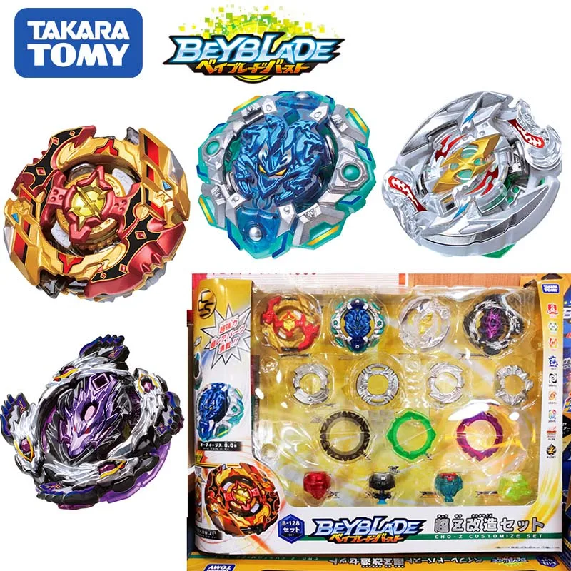 Оригинальный TOMY Beyblade Burst fafnir B127 Super Z Пробуждение супер Ушен вращающийся