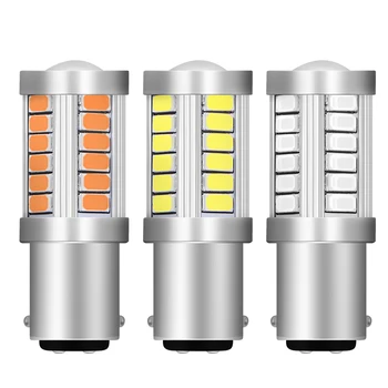 

1157 P21/5W BAY15D Super Bright 33 SMD 5630 5730 LED auto brake lights fog lamp 21/5w car daytime running light stop bulbs 12V