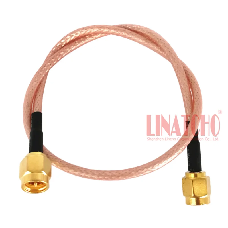 Коаксиальный кабель 30 см RG316 разъем SMA папа с двойным разъемом папа|connector rs232|connector