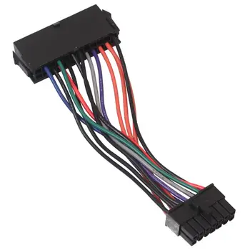 

15cm Power Supply Cable Cord 18AWG Wire ATX 24 pin to 14 pin Adapter Cable for Lenovo IBM Dell Q77 B75 A75 Q75 Motherboard