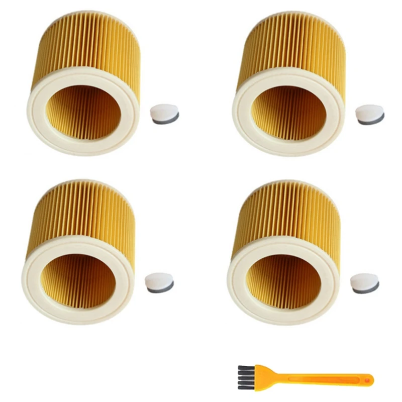 Air Dust Filters For Karcher Vacuum Cleaner Parts Cartridge HEPA Filter WD2250 WD3200 MV2 MV3 WD3 NT20/1NT30/1NT38 | Бытовая техника