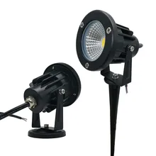 10 шт. уличный COB светодиодный светильник на лужайке, водонепроницаемый садовый светильник 220 В 110 В 3 Вт 7 Вт 9 Вт 5 Вт IP65 светильник для пруда