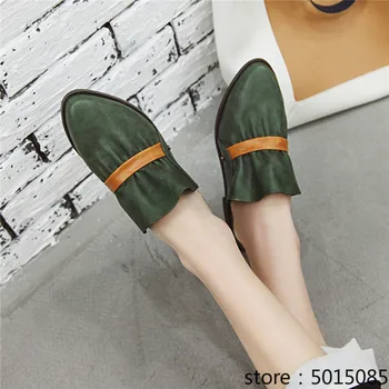

2019 Fashion Pleated Party Casual Women Slippers Green Black Gray Summer Low Chunky Heels Shoes Plus Size Slides 43