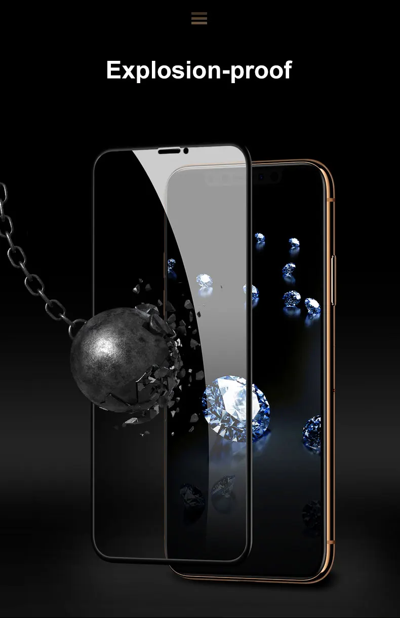 Закаленное стекло 9H для iPhone XR XS MAX X, Защитная пленка для экрана, Защита экрана для iPhone 7 и 8, закаленное стекло