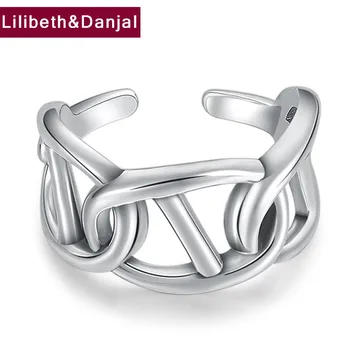 

Smile Face Ring Pure 925 Sterling Silver Creativity Pig nose Adjustable Rings for women 925 silver Jewelry 2020 New Arrival R011
