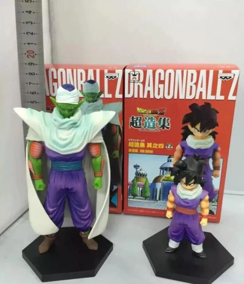 

Dragon Ball Z Gohan & Piccolo Battle Cloakd Ver. Bick Brush Goku Saiyan PVC Figure DBZ Collection Model