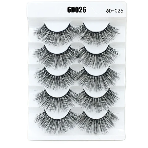 Pairs Thick 8D Faux Mink False Eyelashes Dramatic Wispies Fluffy Natural Long Handmade Eyelash Extension Lashes Makeup Tools