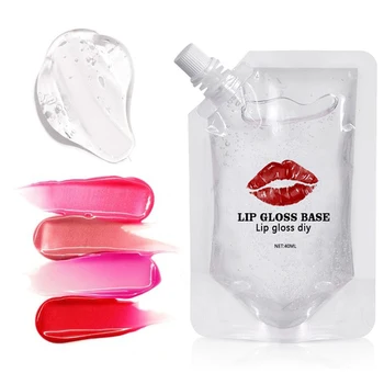 

40ml Lip Gloss Base Oil DIY Moisturizing Lipstick Material Base Gel For Lip Gloss Base Handmade Liquid Makeup Cherry Mineral Oil