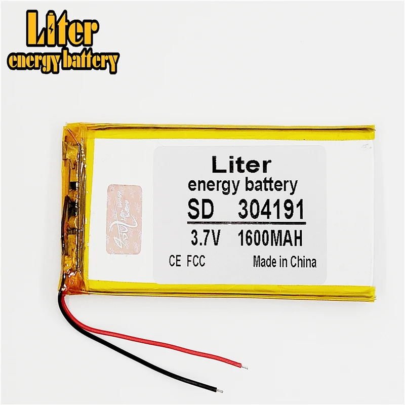 XWD 304191P 3 7 V KEBE PL304190 PL304191 1600MAH литий ионный полимерный аккумулятор для china clone S6 S9600 MTK