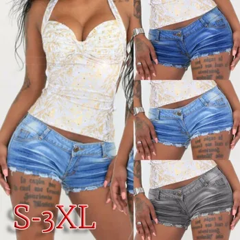

2020 Hot Summer Fashion Women Pocket Jeans Denim Pants Female Slim Bottom Sexy Casual Shorts vaqueros mujer W4