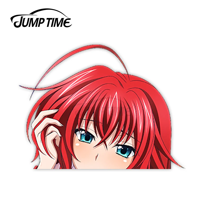 Прыгать время средней школы DxD Риас Gremory 206 в виде милого героя аниме девочка Peeker