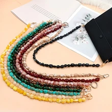 Stylish Versatile Acrylic Bag Chain Women Fashion All-match Polychromatic Handbag Strap New Elegant Shoulderbag Accessories