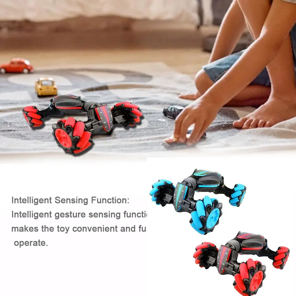 

3D Deformation Remote Control Stunt Car Gesture Induction Twisting Off-Road Vehicle Light Music Drift Dancing RC Car Toy Gift