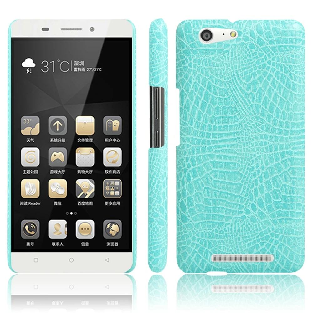 Цветной кожаный чехол для телефона с крокодиловым узором Gionee V187/S10/A1/S