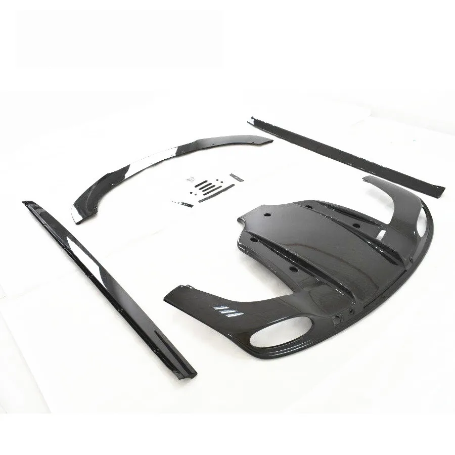 Benly GT V8 carbon finber Передние боковые юбки задний диффузор спойлер для до M Стиль 2012