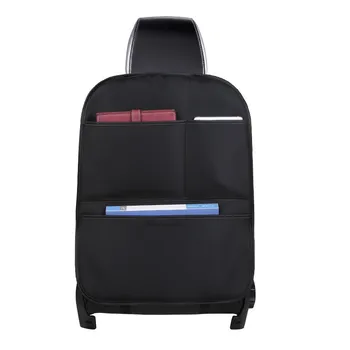 

Car Back Seat Organizer Storage Box Pockets Kick Mats For Kid Foldable Auto Seat Back Bag
