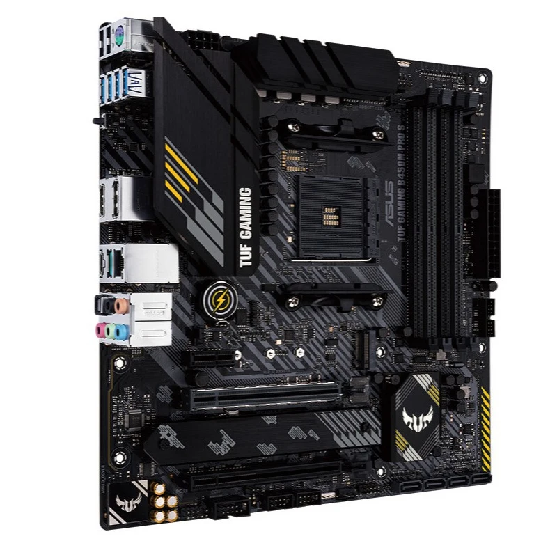 best motherboard for office pc Asus TUF GAMING B450M-PRO S Motherboard DDR4 SSD M.2 AMD Ryzen Desktop B450 AM4 most powerful motherboard