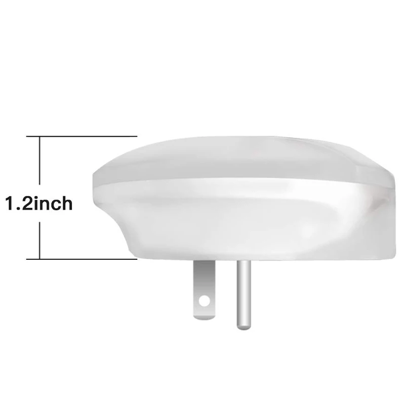 Smart Plug со вставными светодиодный ночной Светильник Wi-Fi-анав светодиодный смарт-розетка, зарядка через usb Порты и разъёмы, совместимый с Alexa, Google Assistant a